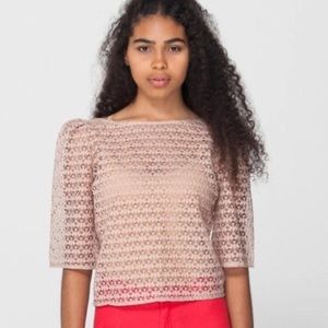 American Apparel - Lace Top!